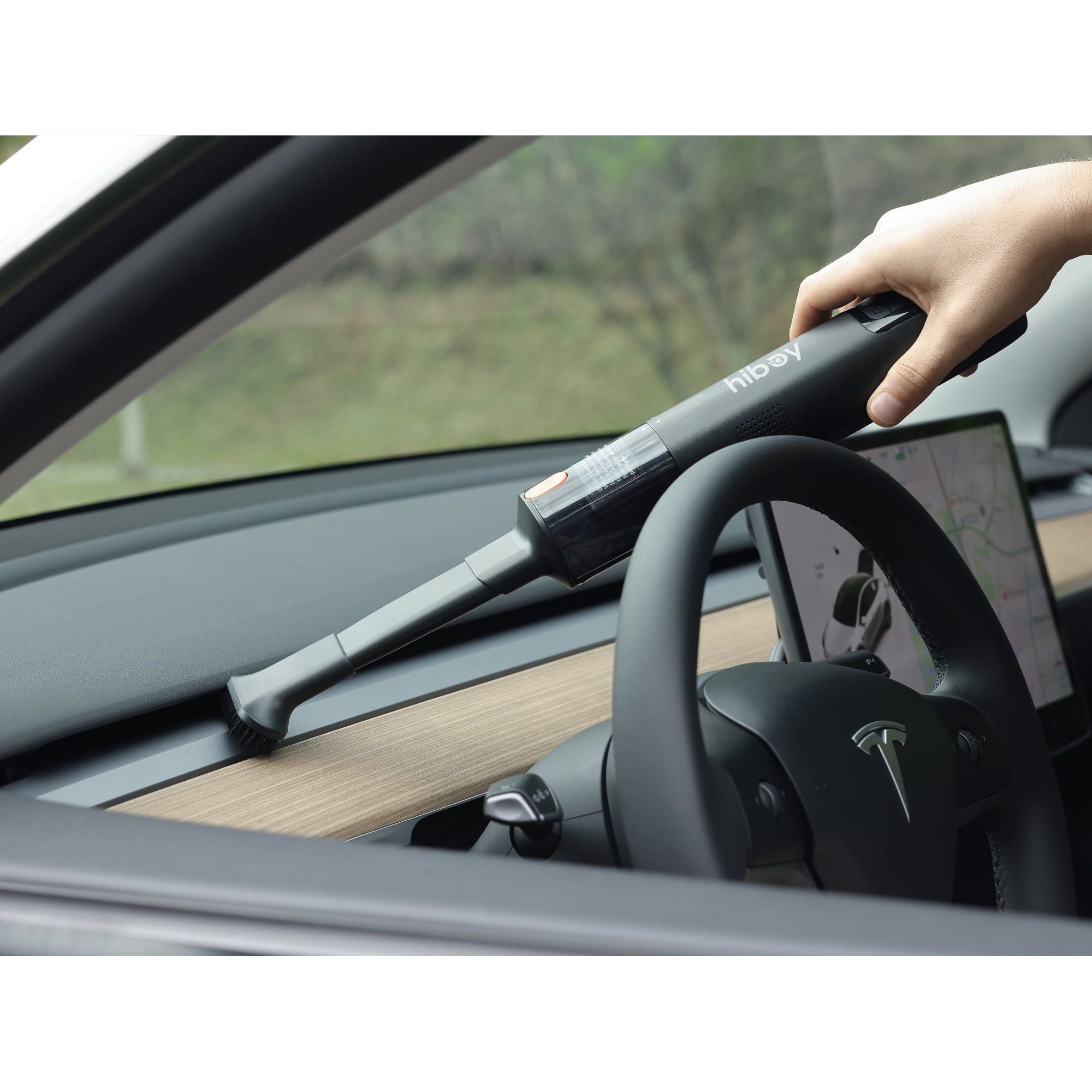 שואב אבק לרכב+ מנפח אוויר אלחוטי