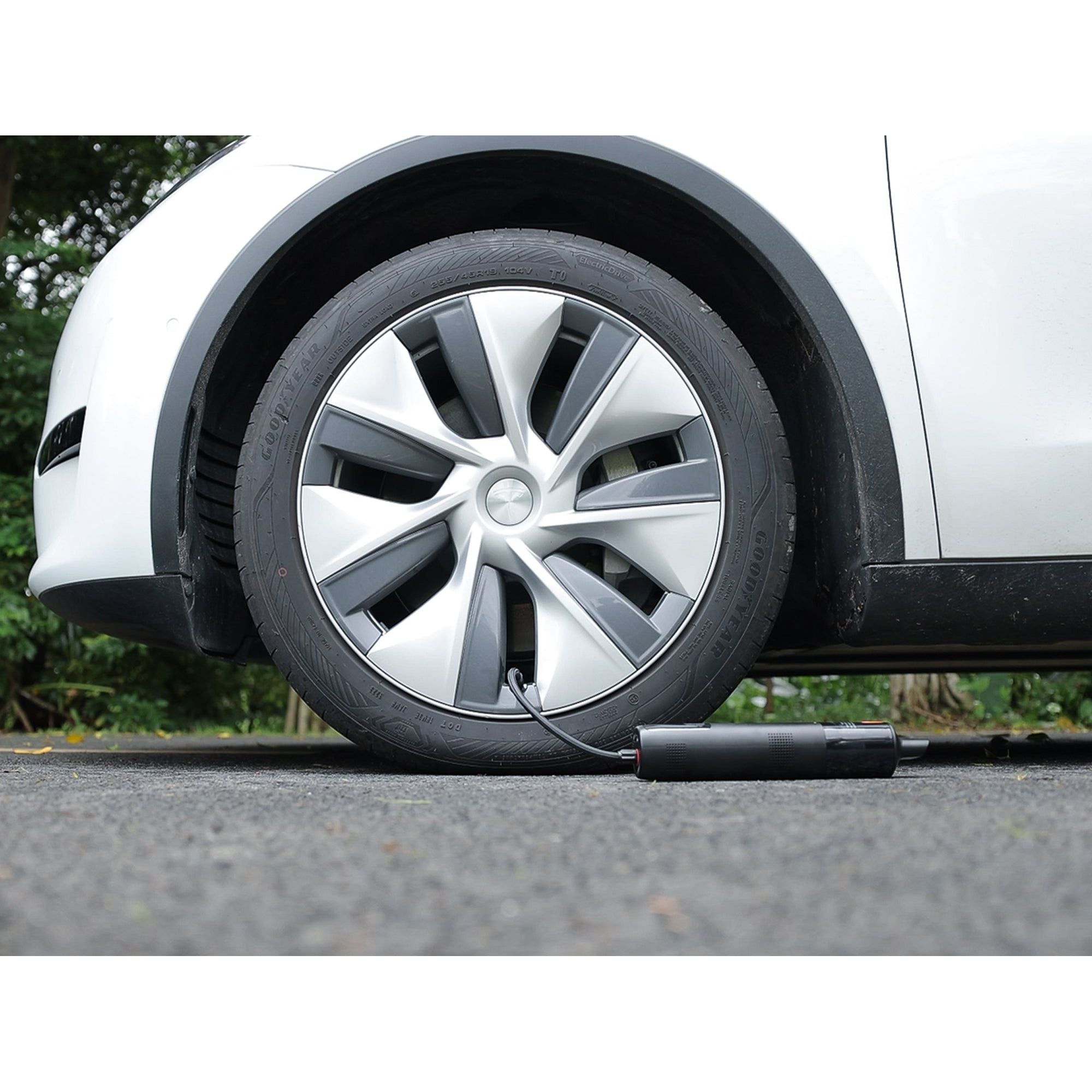 שואב אבק לרכב+ מנפח אוויר אלחוטי