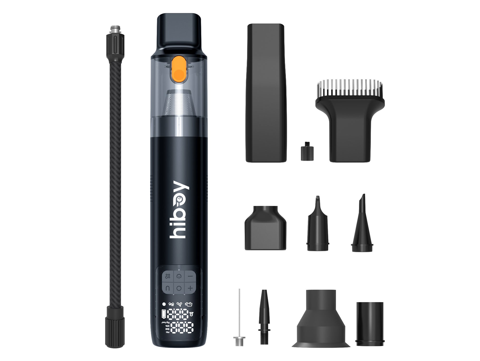 שואב אבק לרכב+ מנפח אוויר אלחוטי