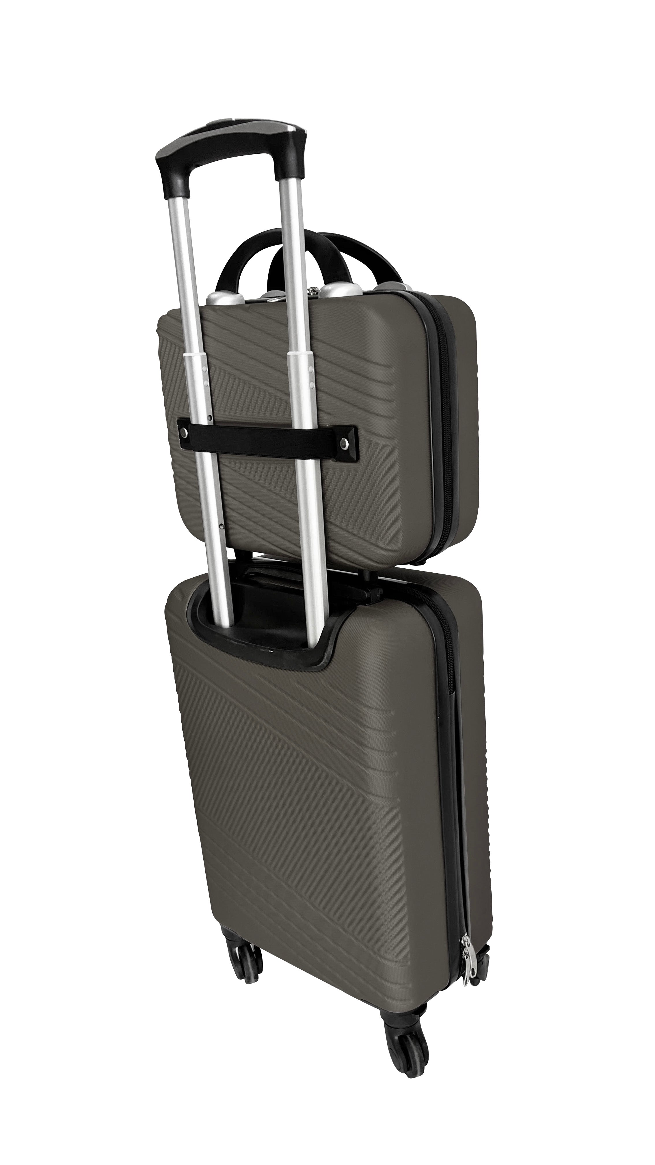 סט טרולי ותיק נשיאה KARL LOUIS אפור גרפיט