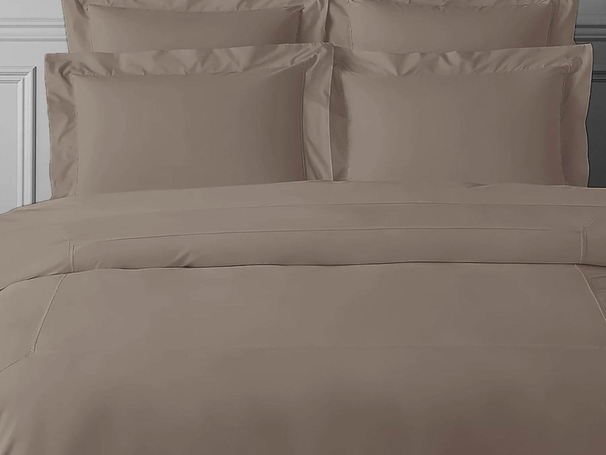 100% כותנה אורגנית חום פסטל