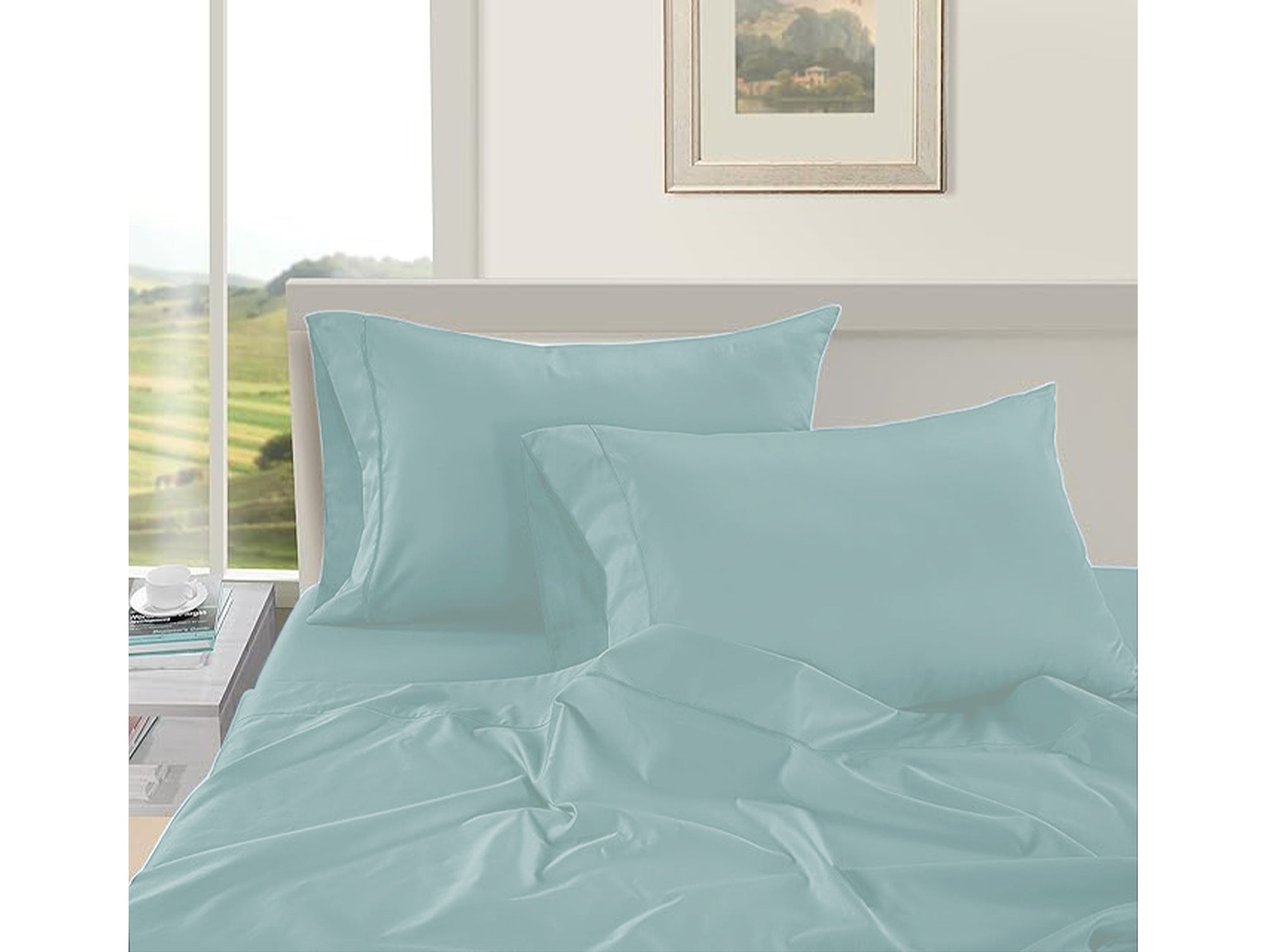 100% כותנה אורגנית מנטה