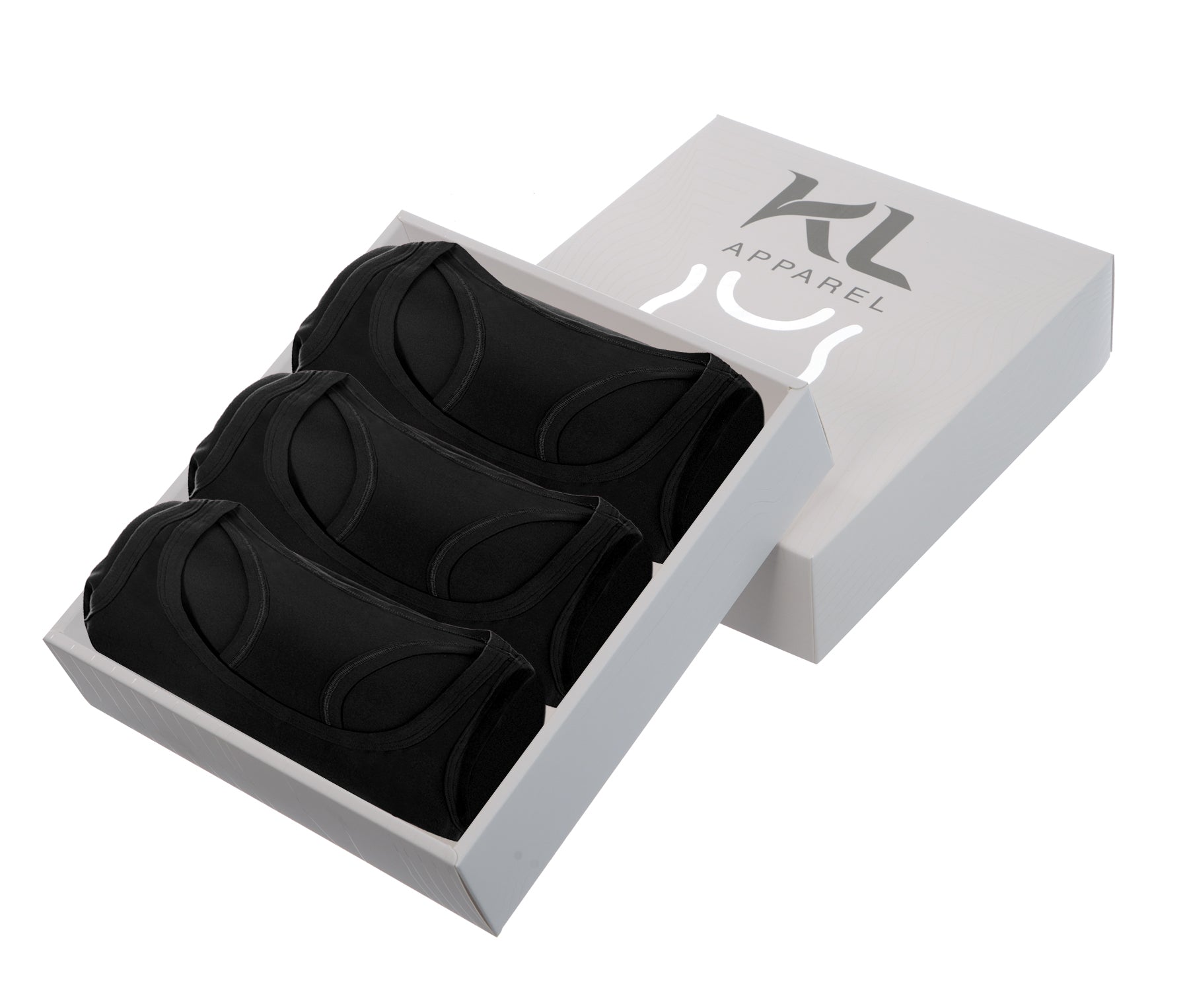 מארז 3 גופיות ספורט איכותיות לאישה צבע שחור