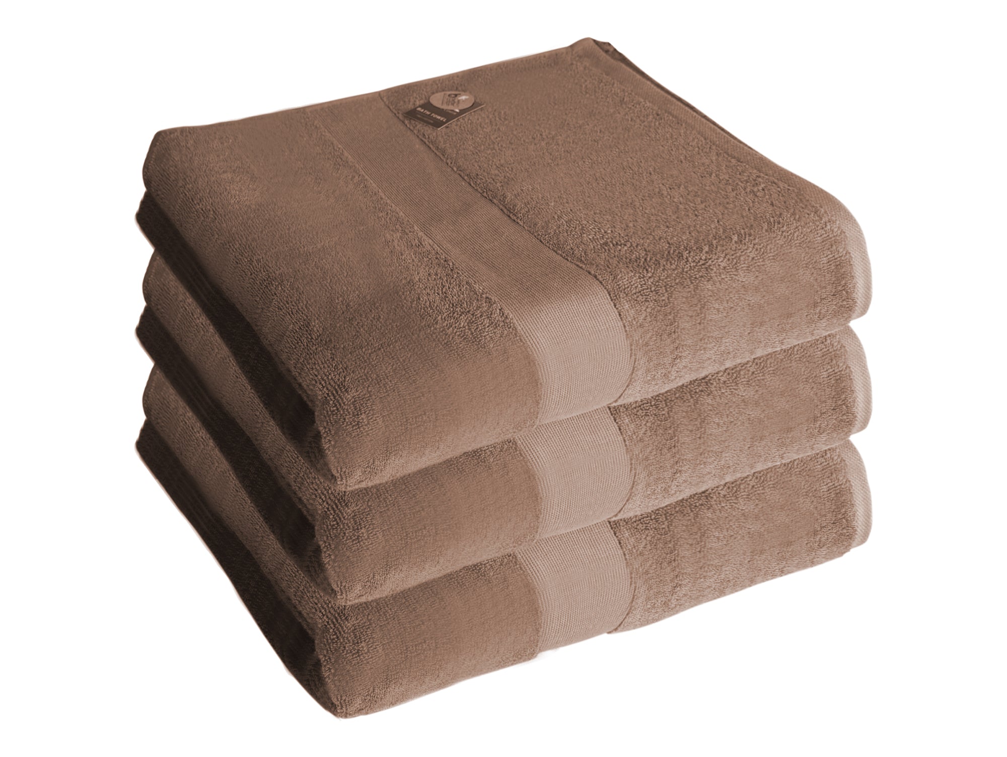 מארז מגבות גוף + פנים חום פסטל כותנה מצרית