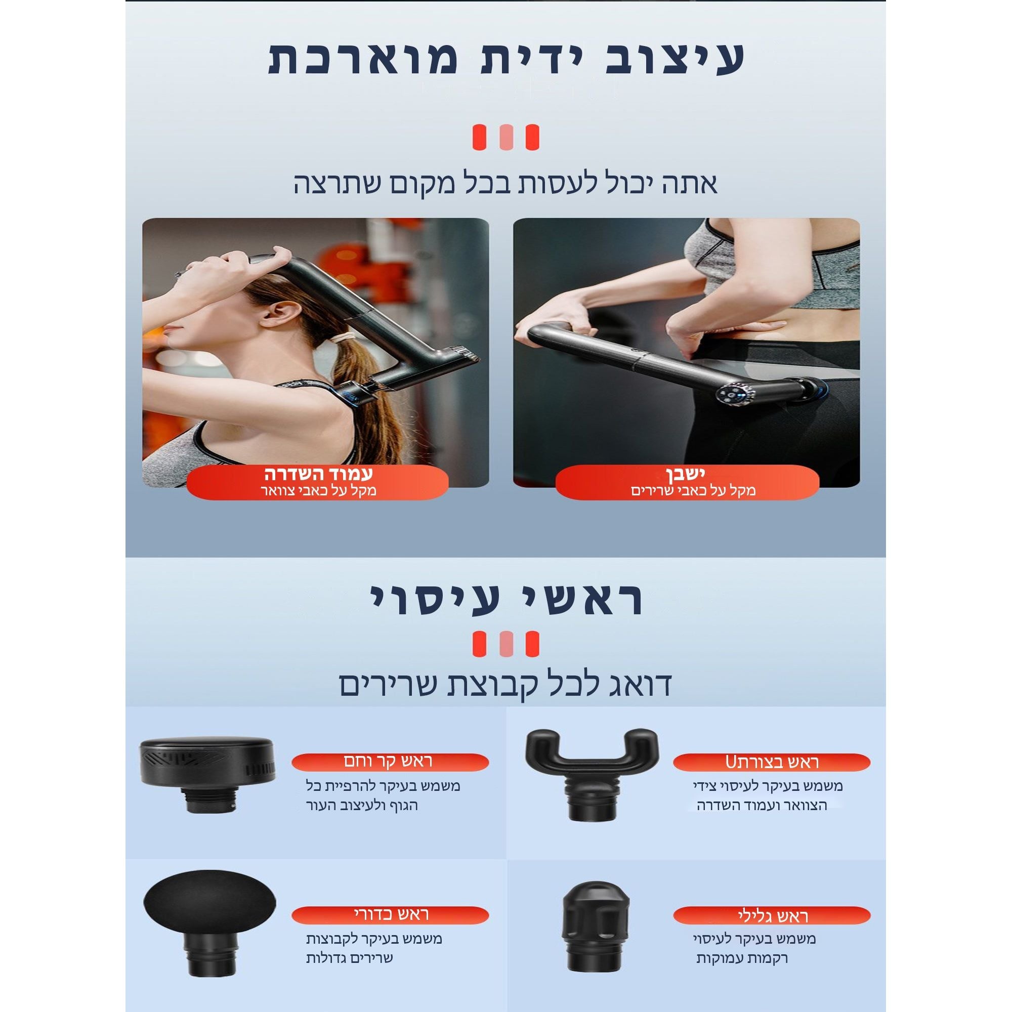 אקדח עיסוי מקצועי