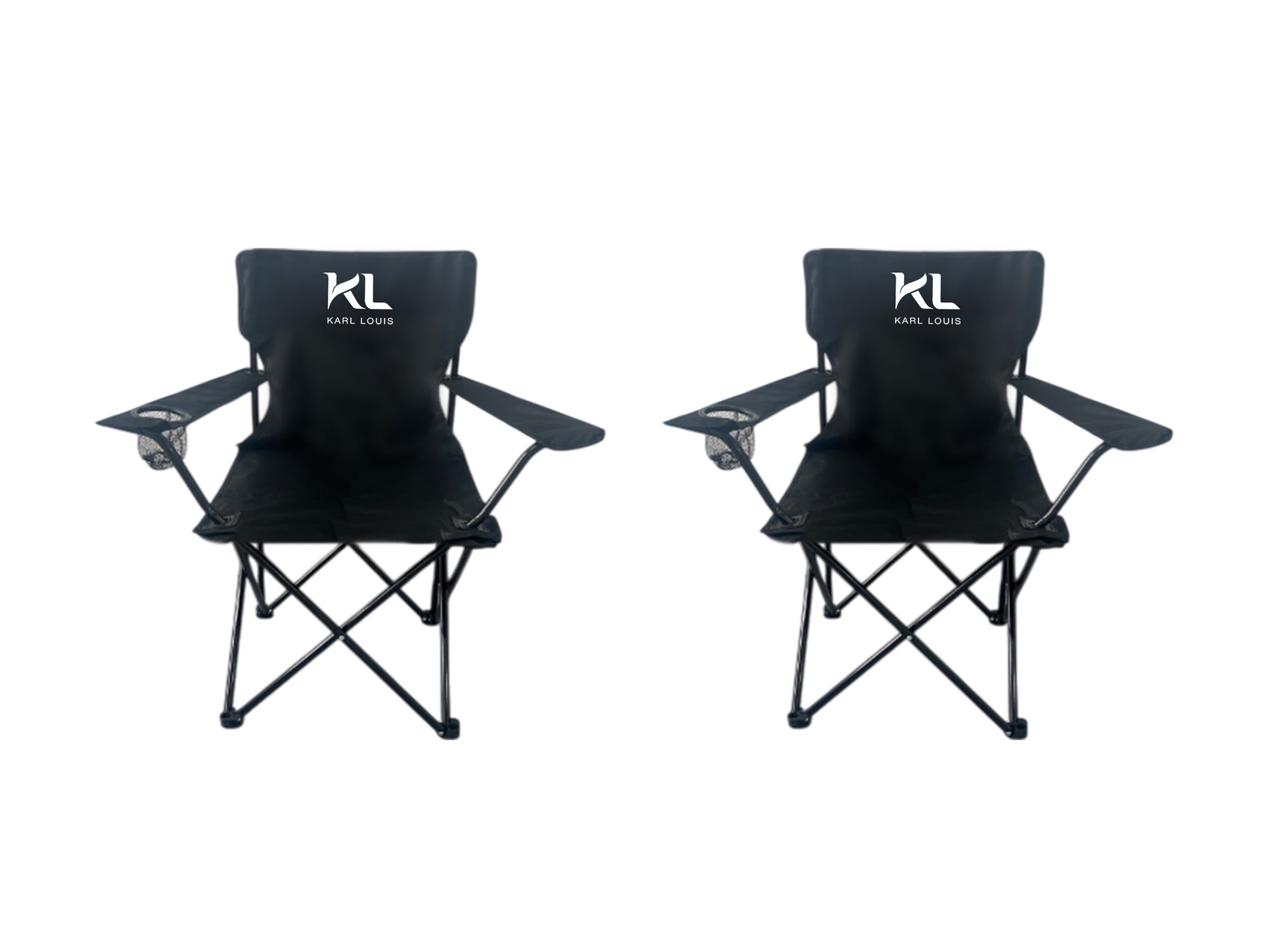 עגלת קמפינג + שולחן מתקפל + זוג כיסאות מתקפלים