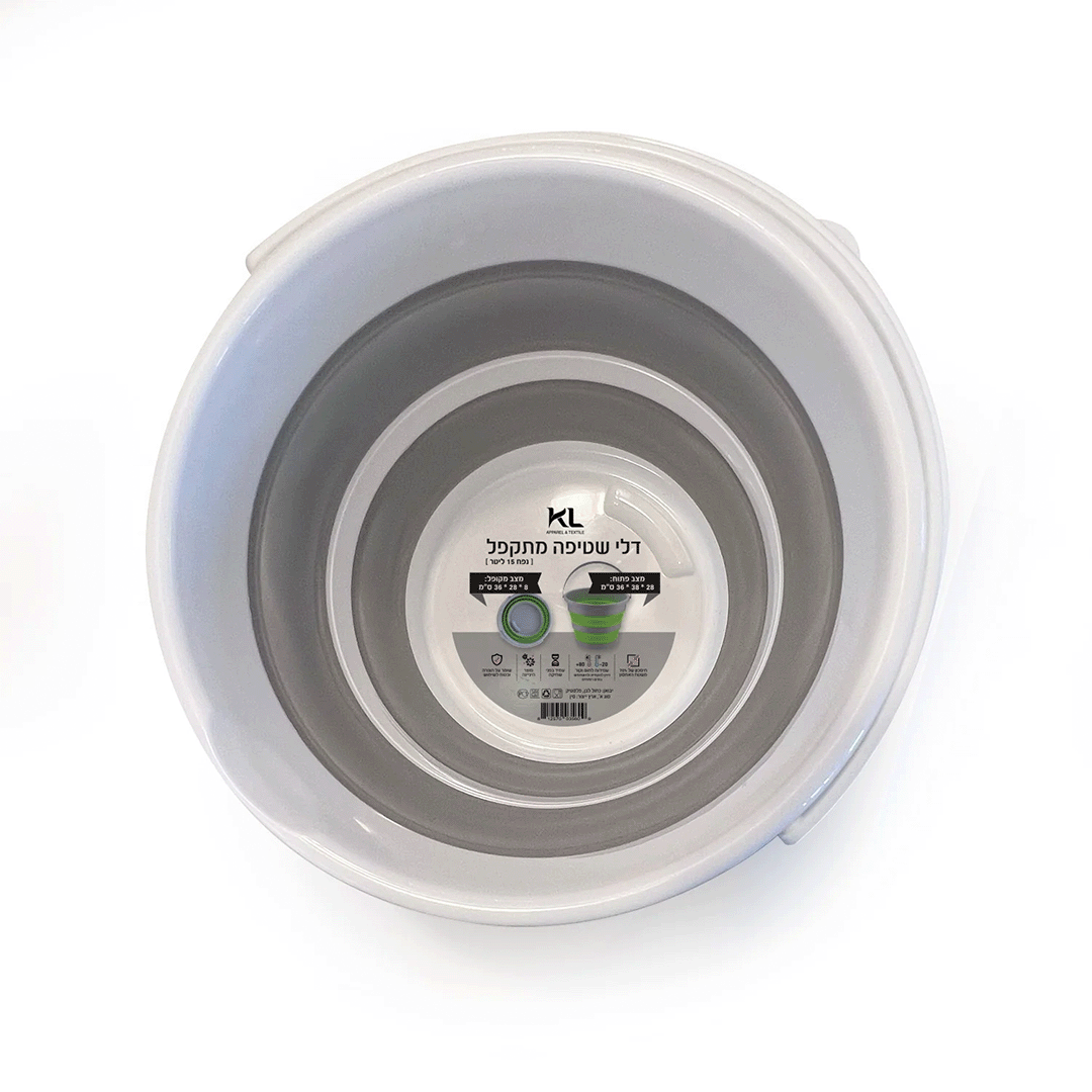 דלי שטיפה מתקפל