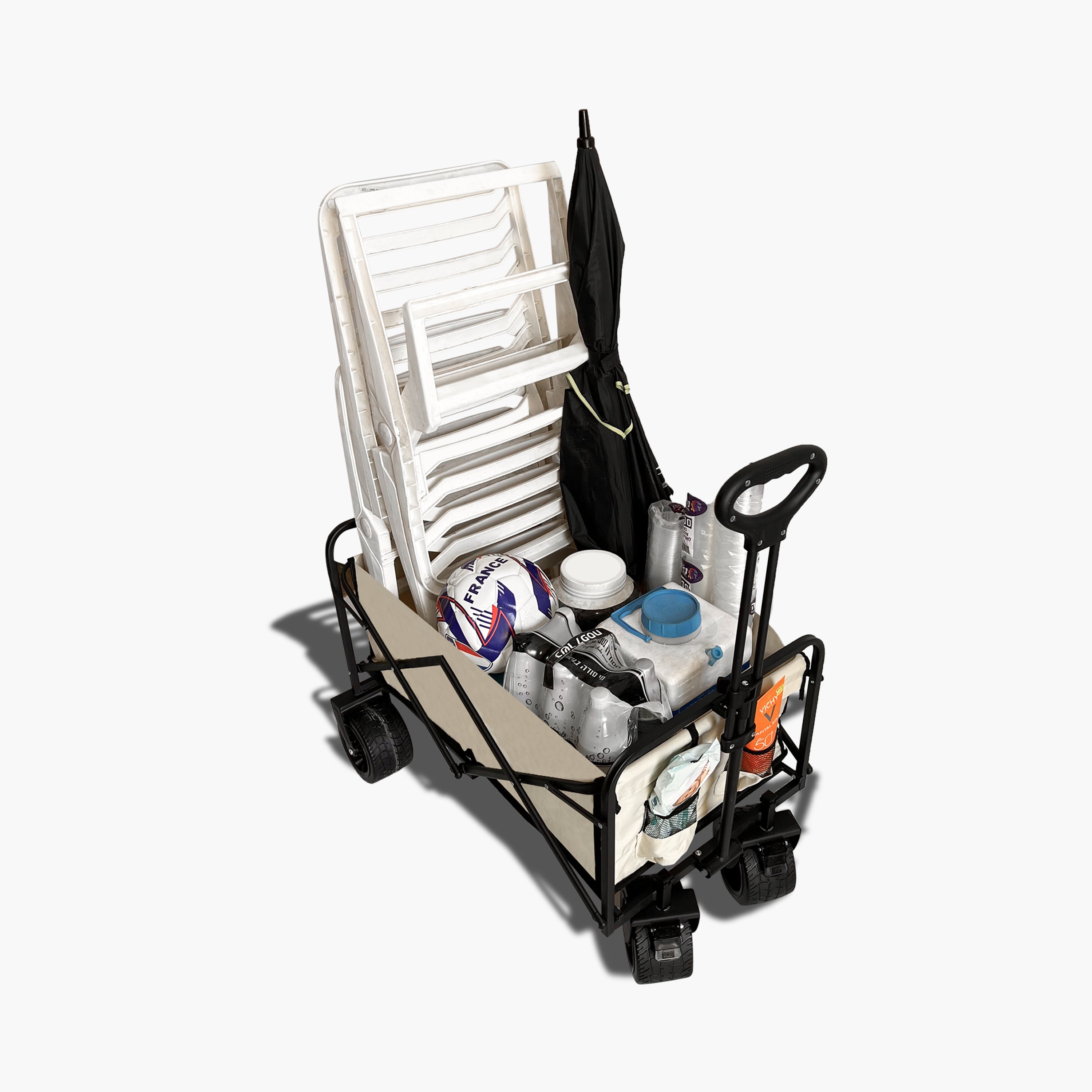 עגלת קמפינג גלגלי טרקטור