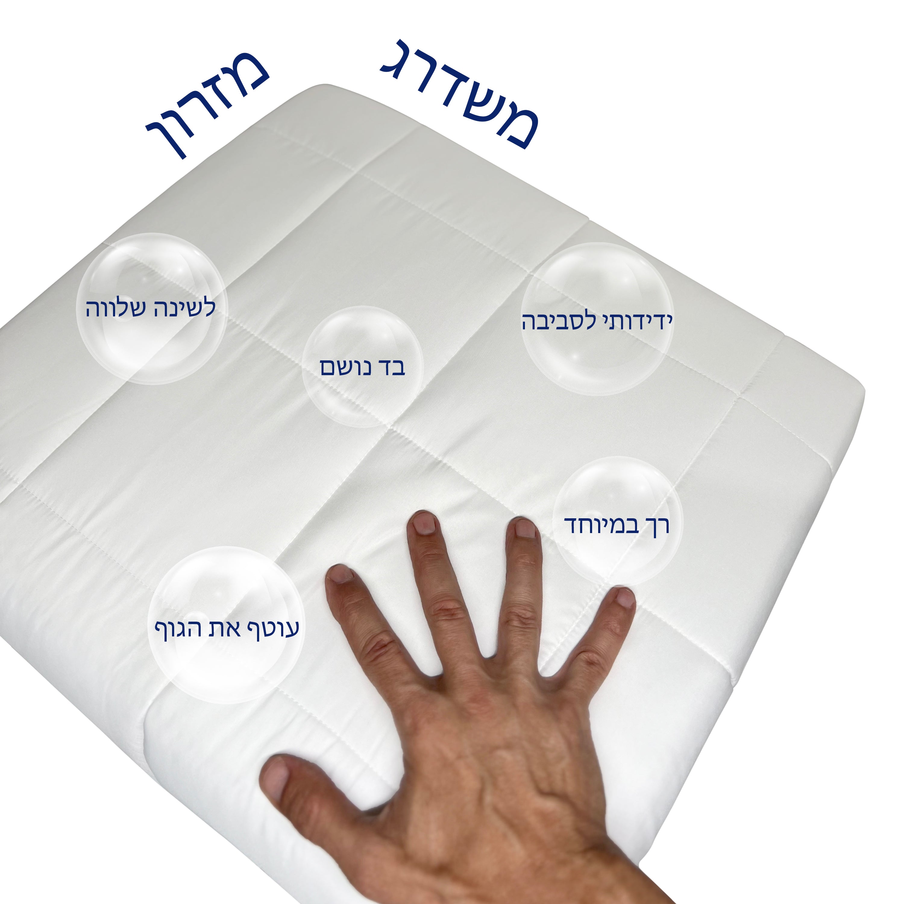 טופר משדרג מזרן 180/200