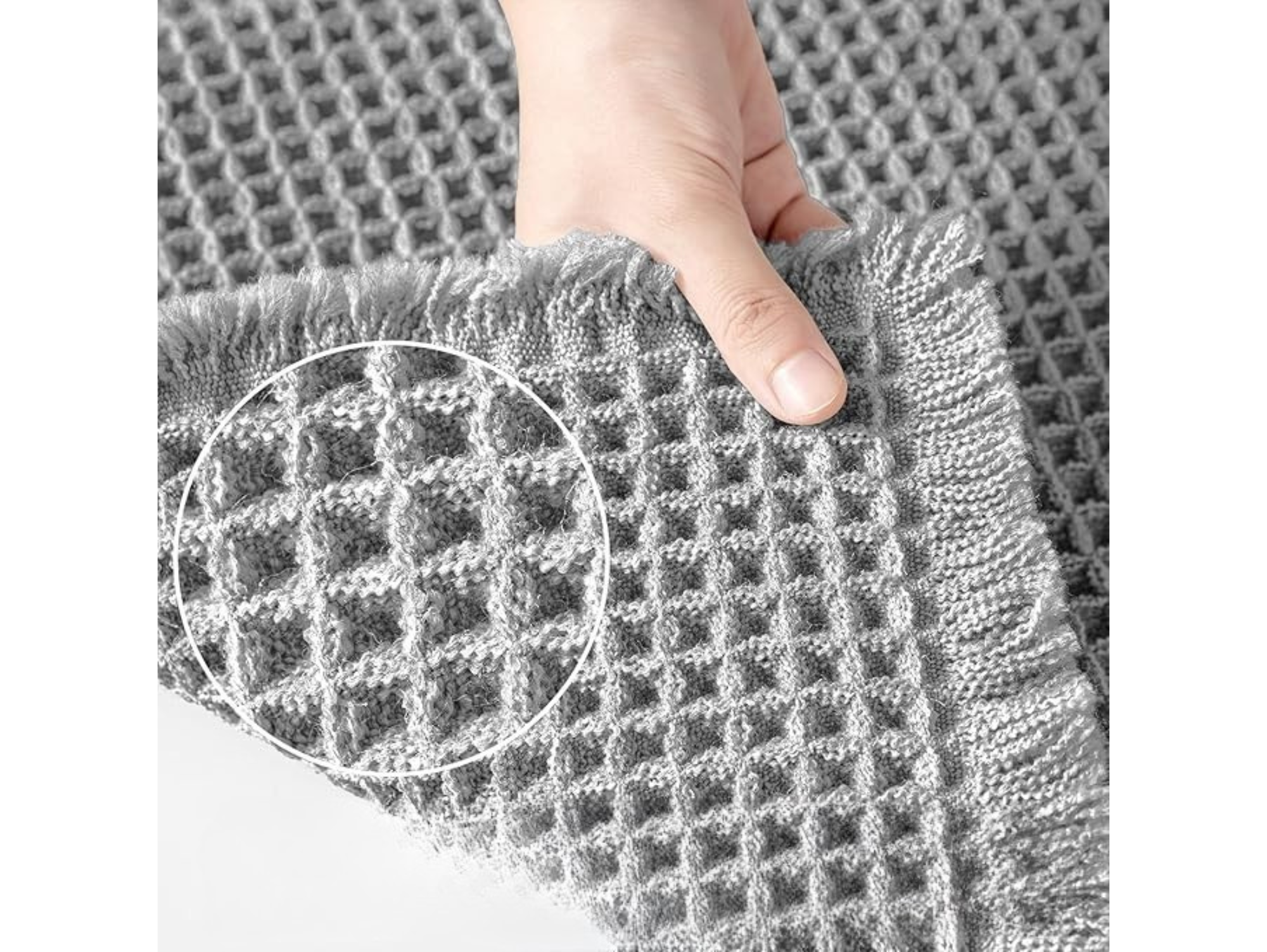 דגם וופל אפור