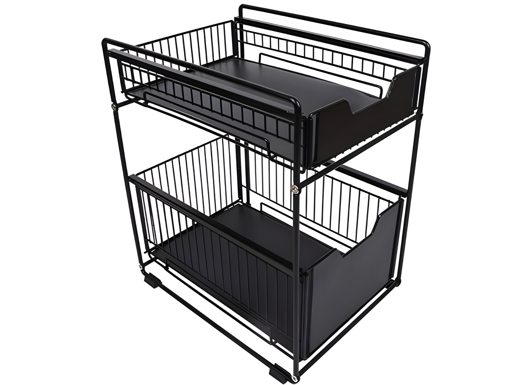 ארגונית אחסון מתחת לכיור שתי קומות