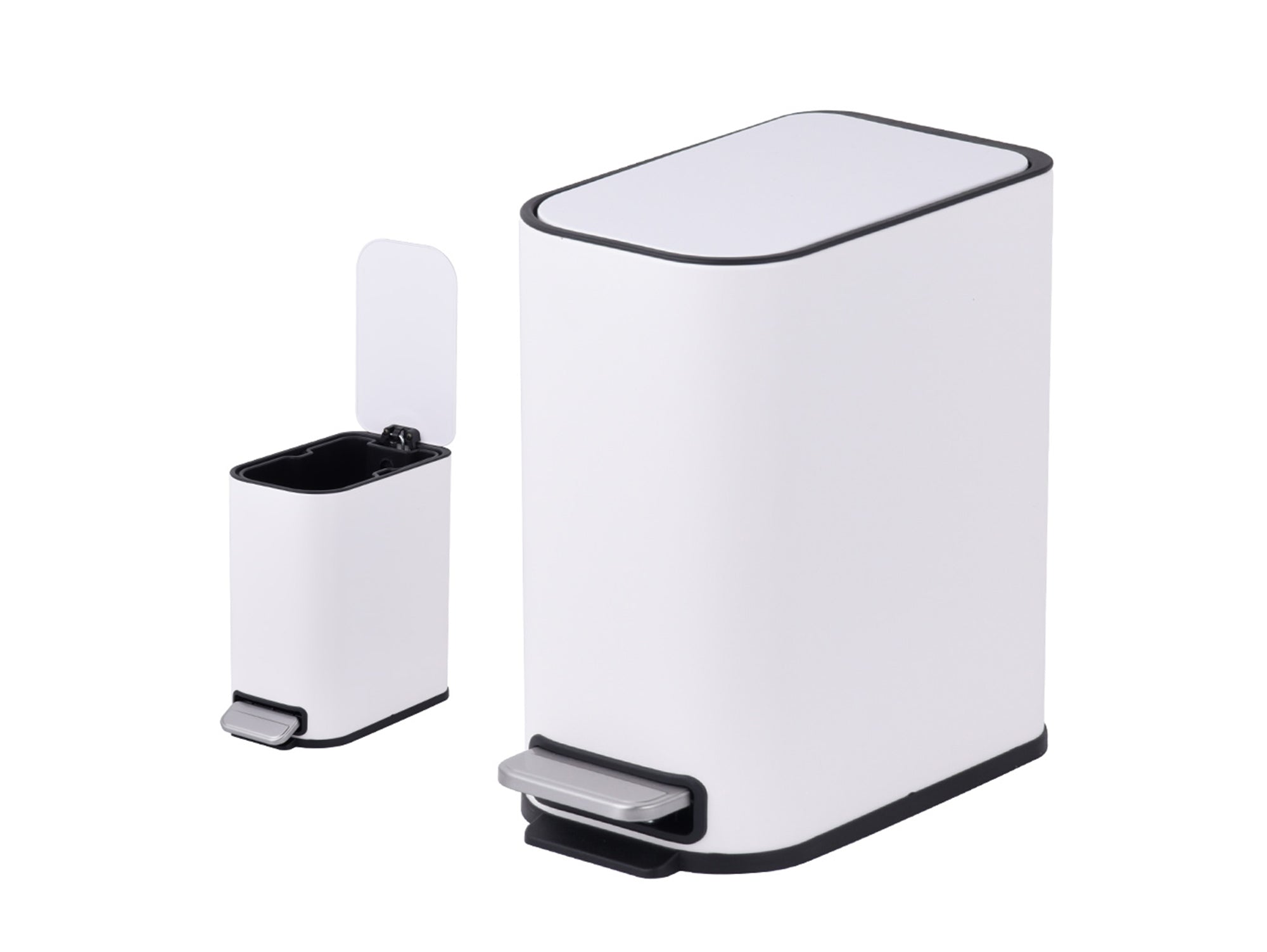 פח אשפה לשירותים 5 ליטר לבן