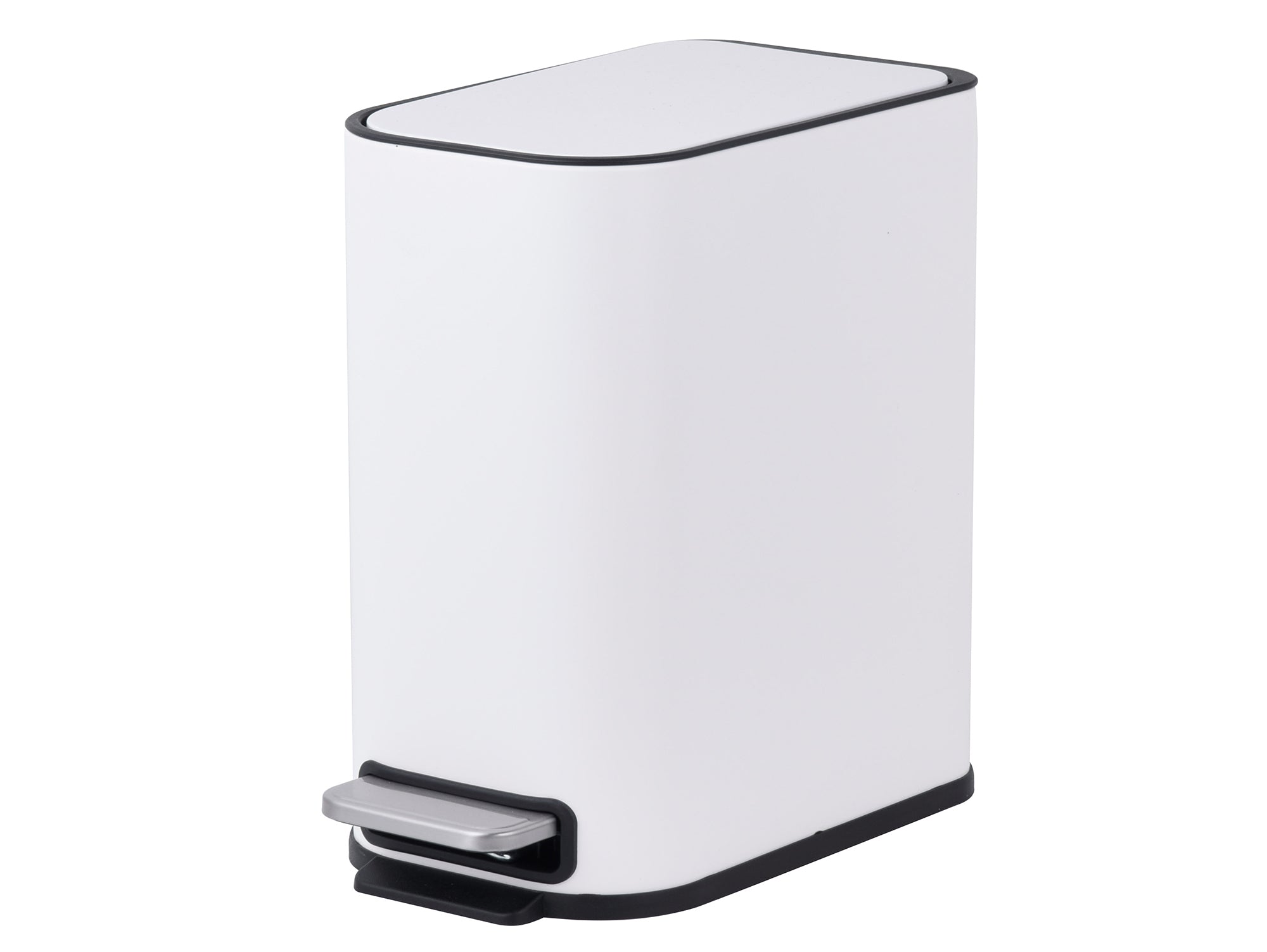 פח אשפה לשירותים 5 ליטר לבן