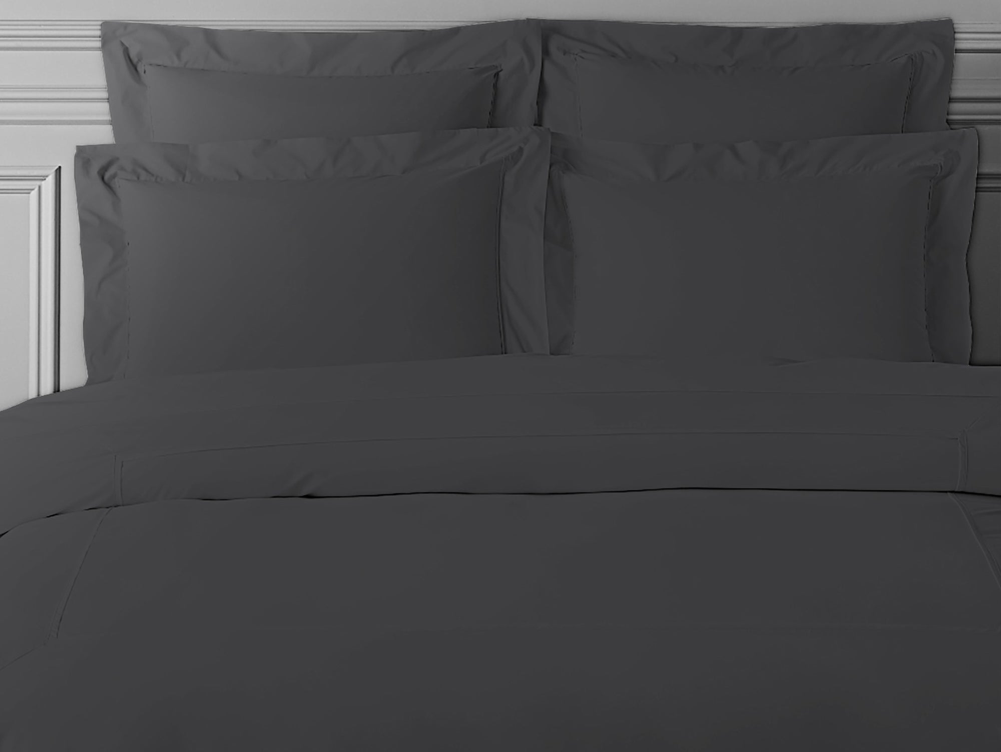 100% כותנה אורגנית אפור גרפיט