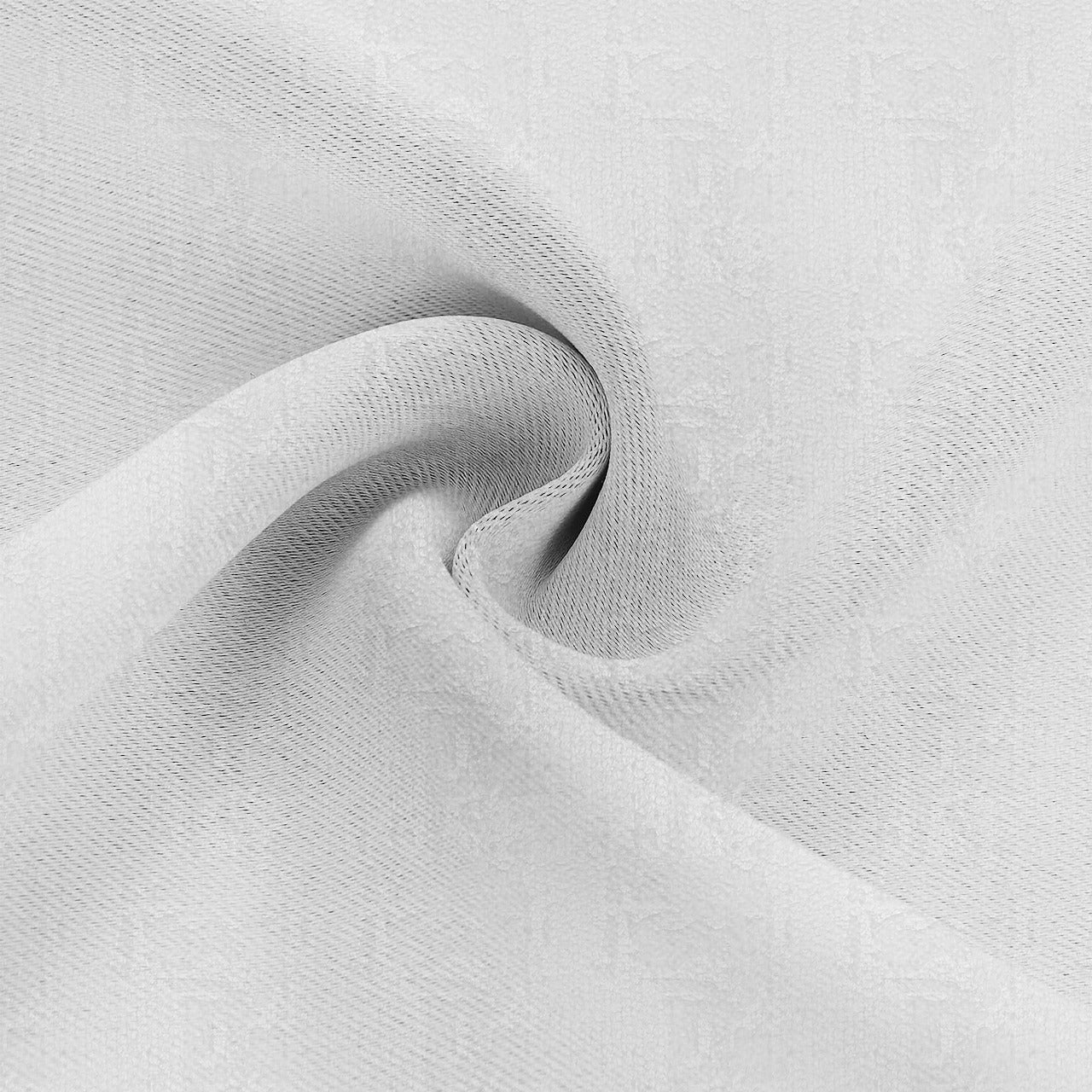 וילון בד עבה 250×140 ס"מ עם טבעות נחושת –לבן