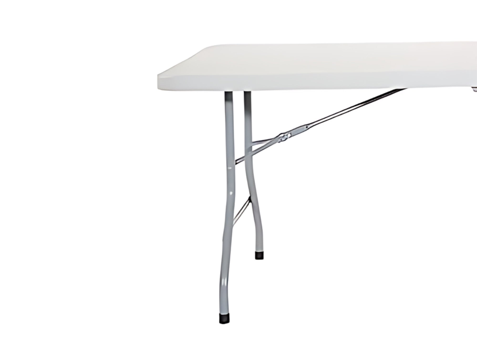 שולחן מתקפל לבן חזק במיוחד 