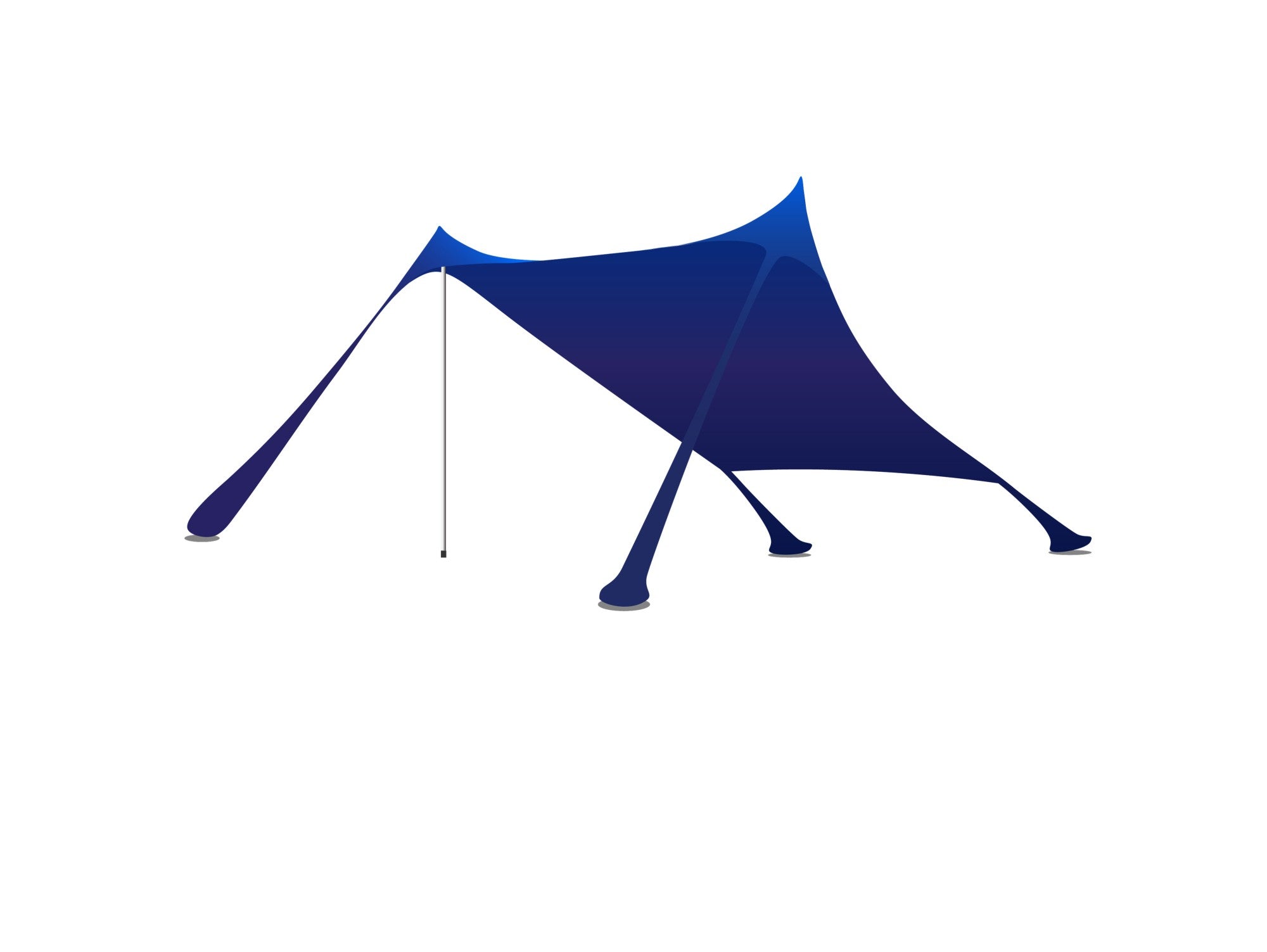 צילייה לים 2.1X2.1 - צבע כחול