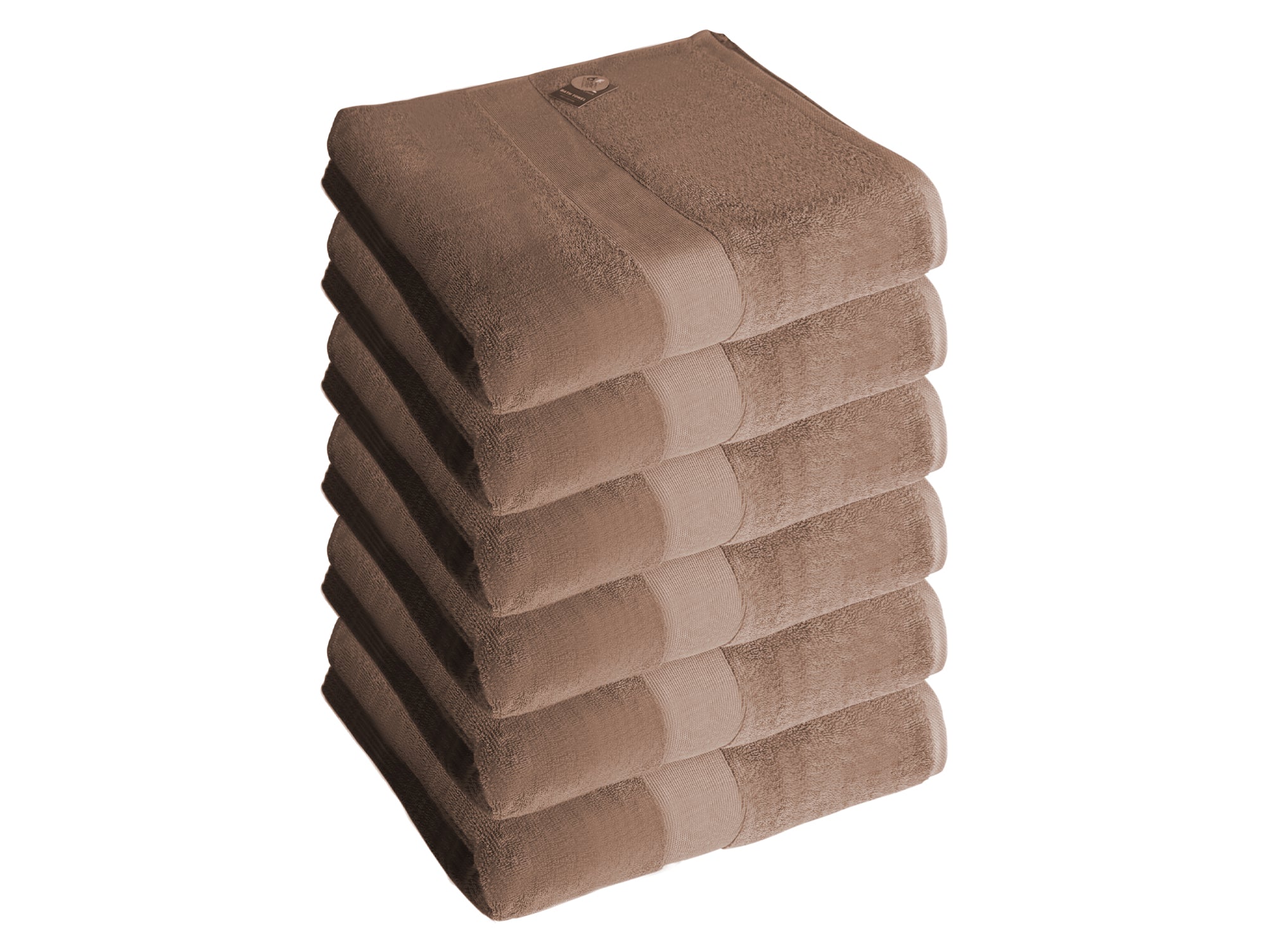 מארז מגבות גוף + פנים חום פסטל כותנה מצרית