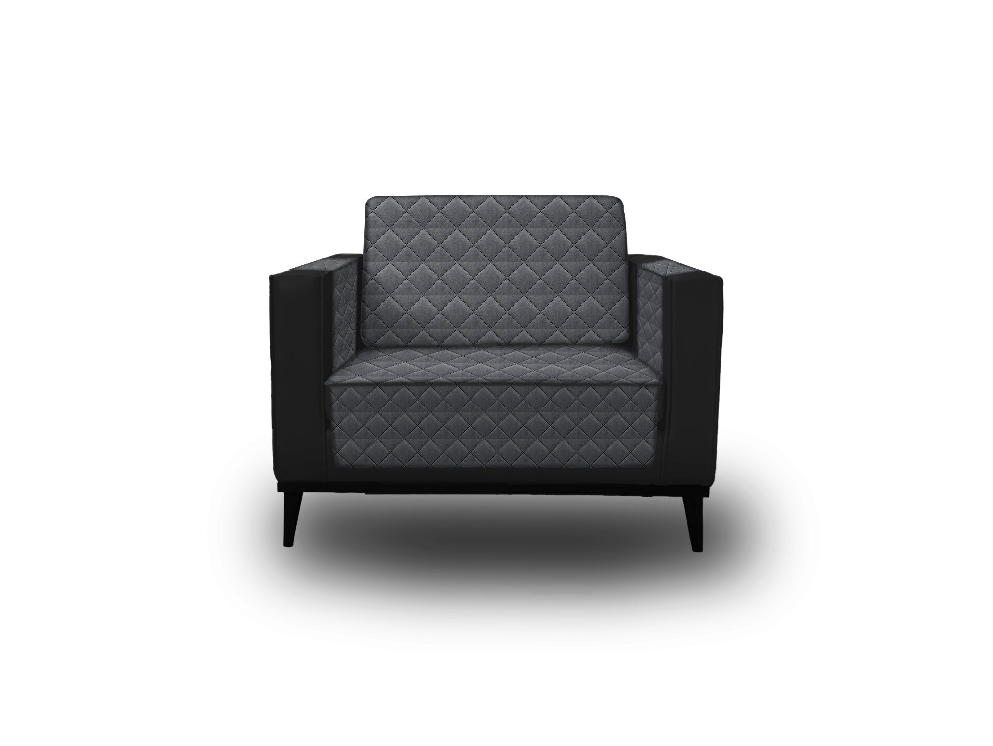 כיסוי אוניברסלי לספה בודדת-אפור כהה