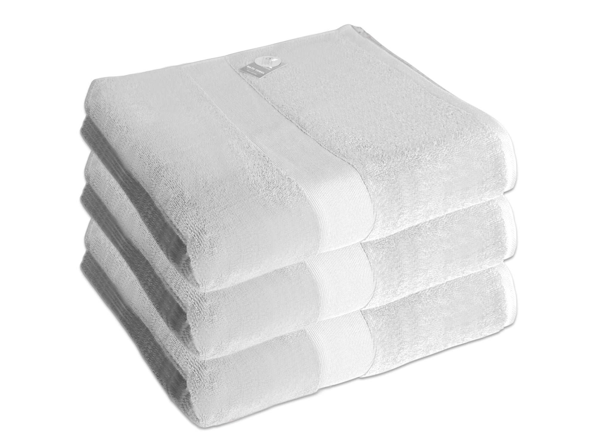 מארז מגבות גוף + מגבות פנים לבן כותנה מצרית