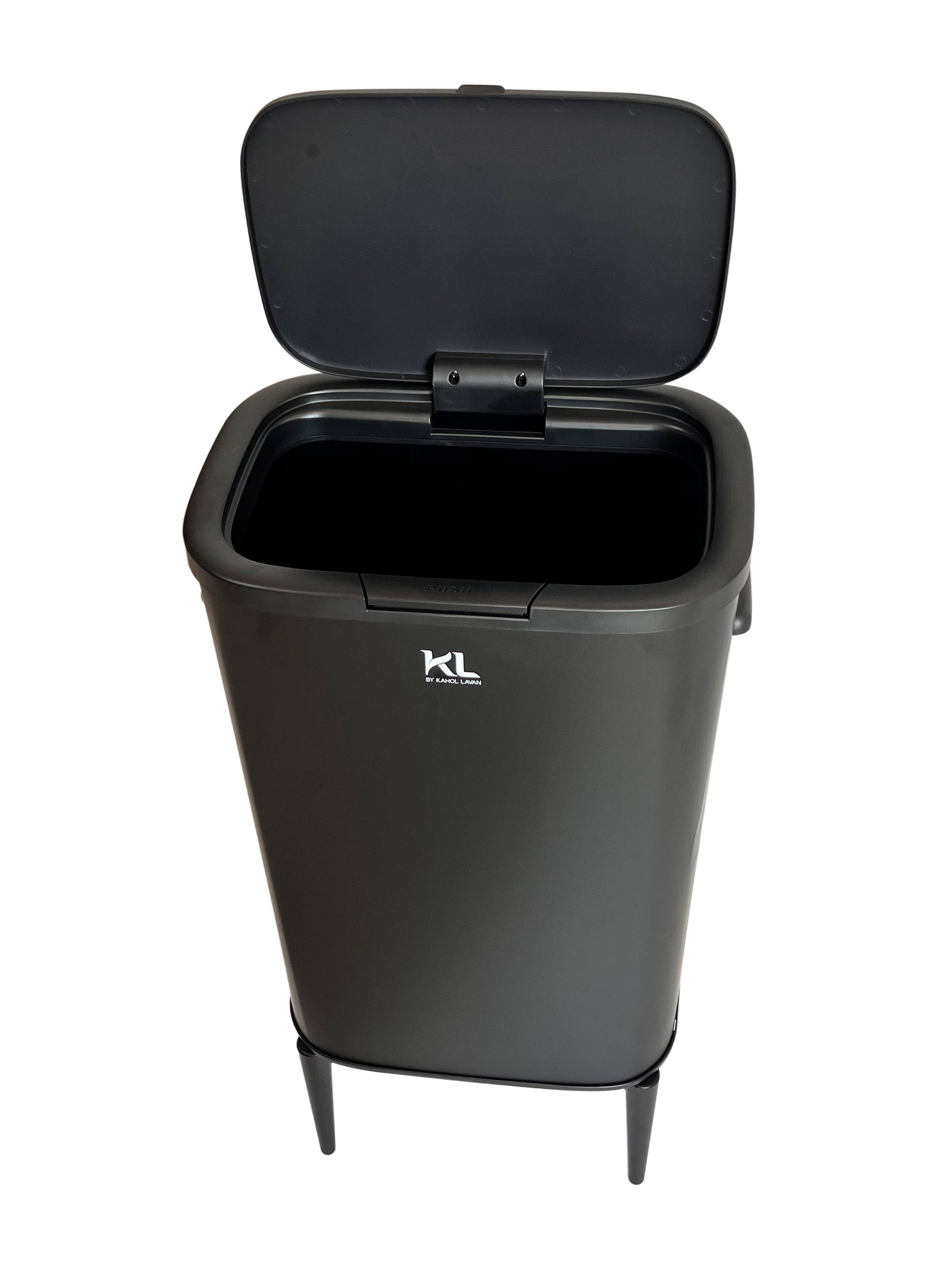 פח אשפה אוטומטי 55 ליטר שחור