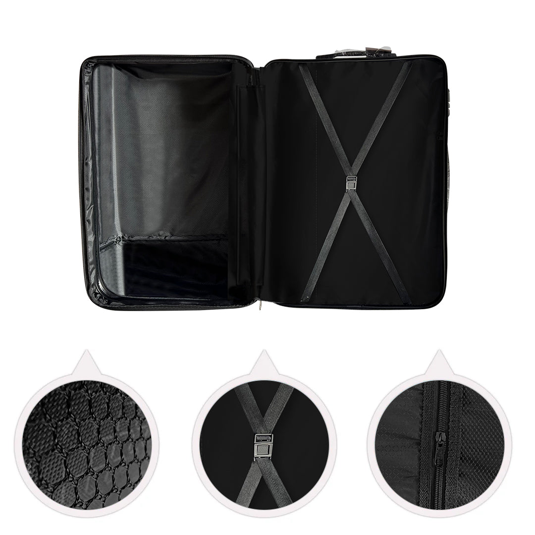 סט 3 מזוודות KARL LOUIS שחור