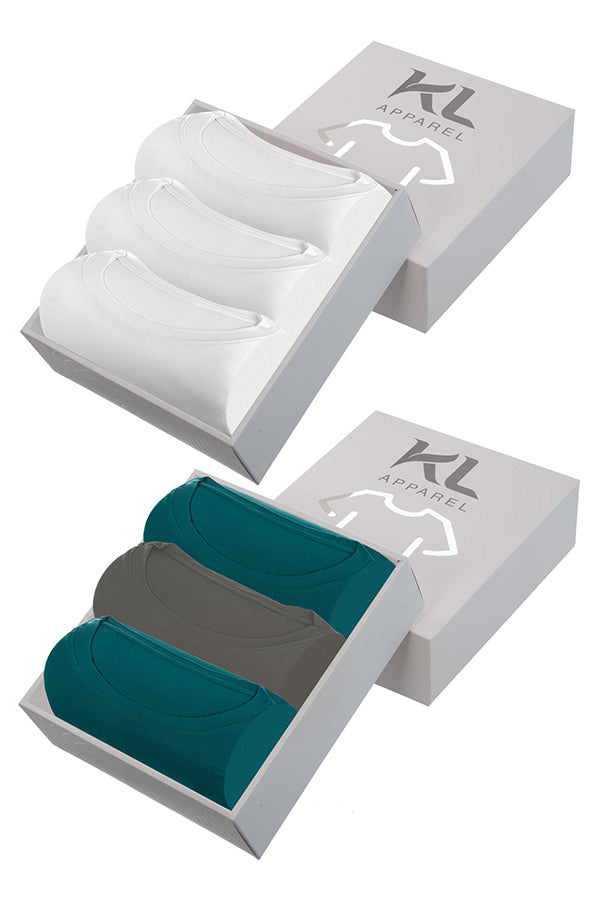 מארז 6 חולצות איכותיות טריקו לגבר - צבע לבן , לבן , לבן, ירוק רויאל , אפור , ירוק רויאל , אפור