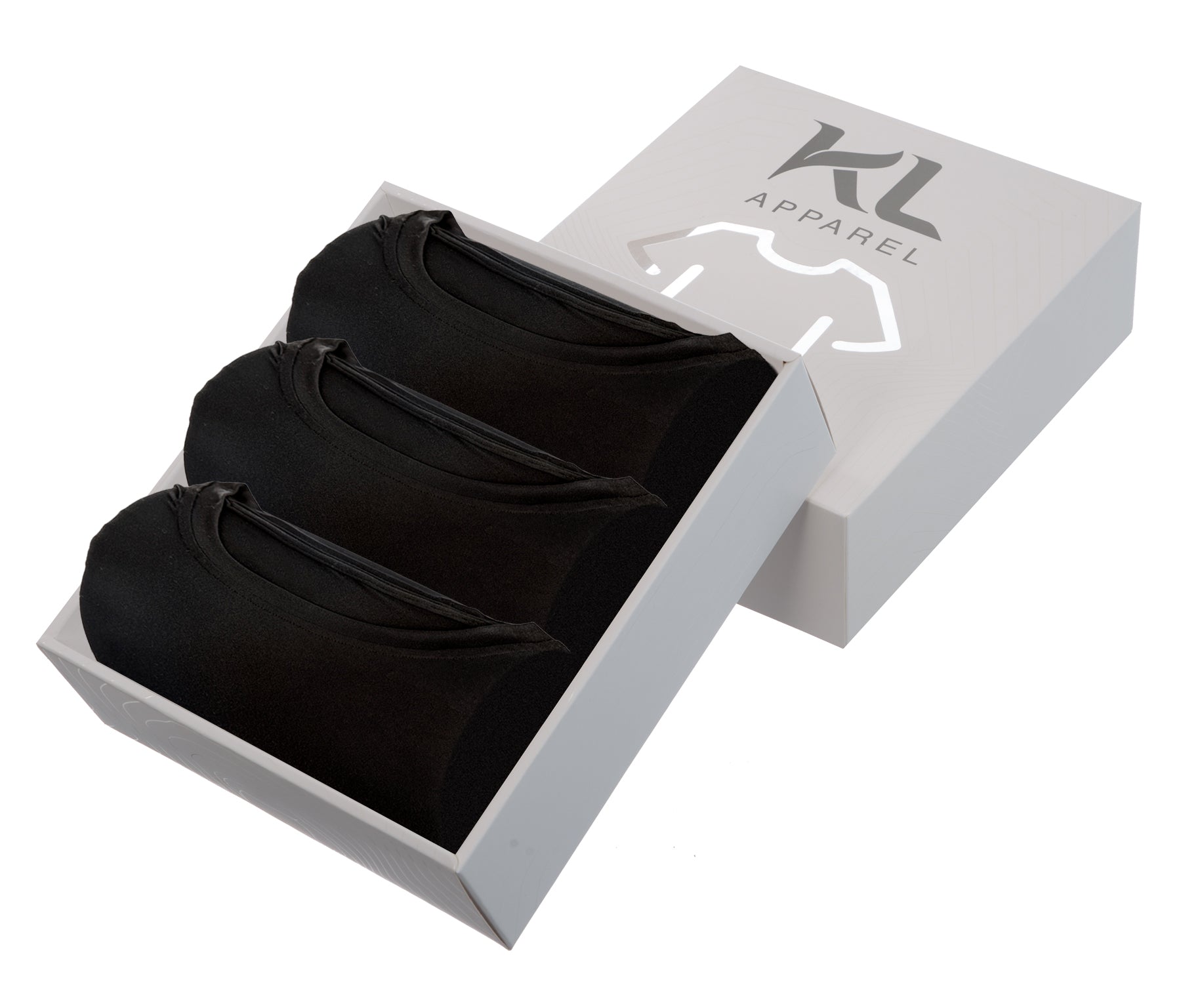 מארז 3 חולצות טריקו איכותיות לגבר - צבע שחור