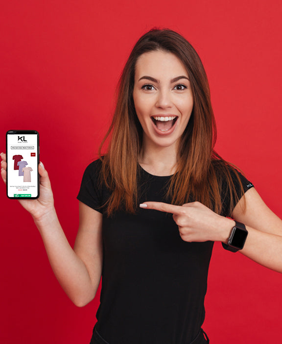 מארז 6 חולצות טריקו איכותיות לאישה - צבע שחור , שחור, שחור , לבן ,  סגול לילך  , ורוד