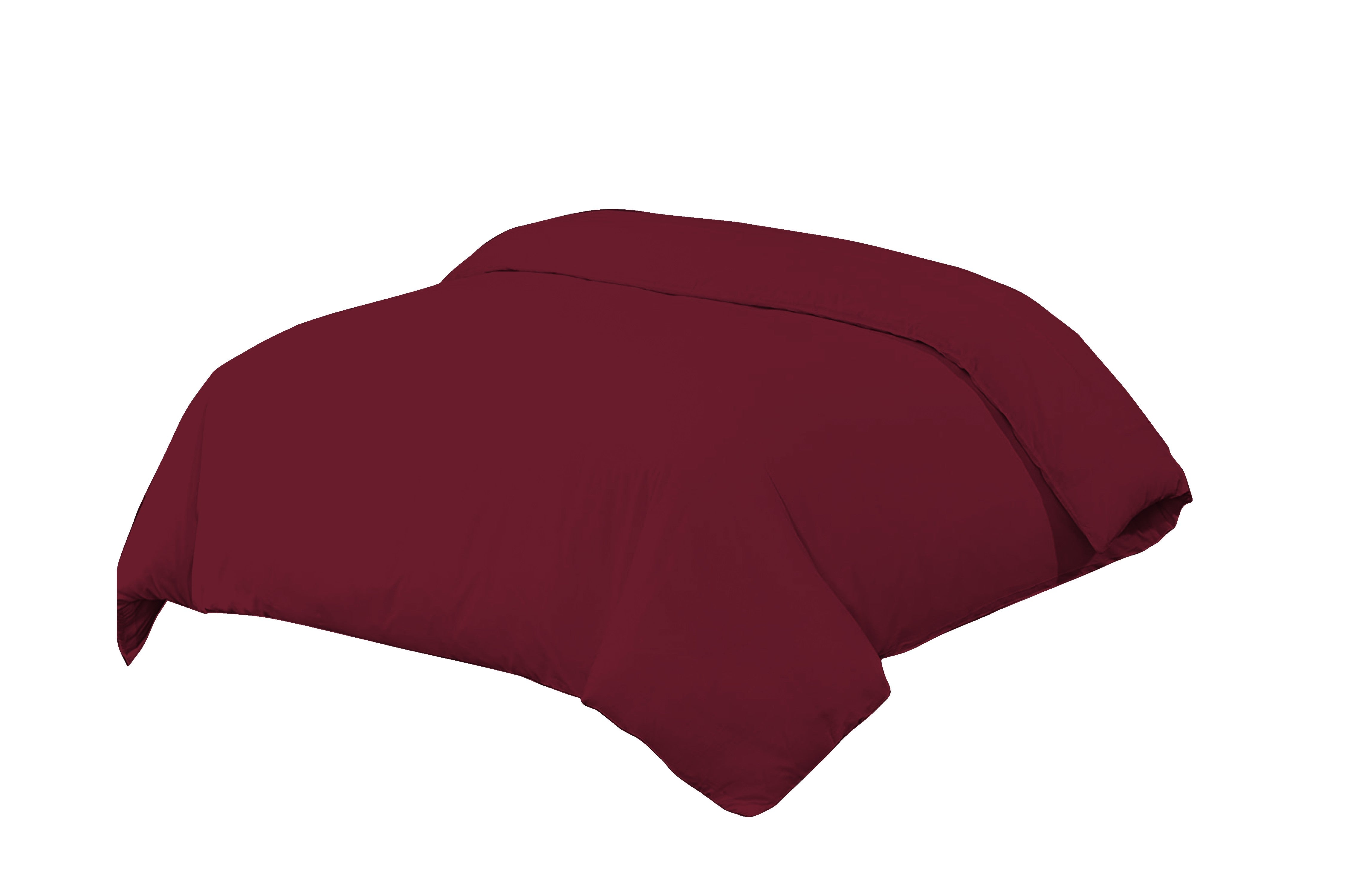 Bedsheets יחיד גודל צמר שמיכת הכיסוי 150x200 - בורגונדי