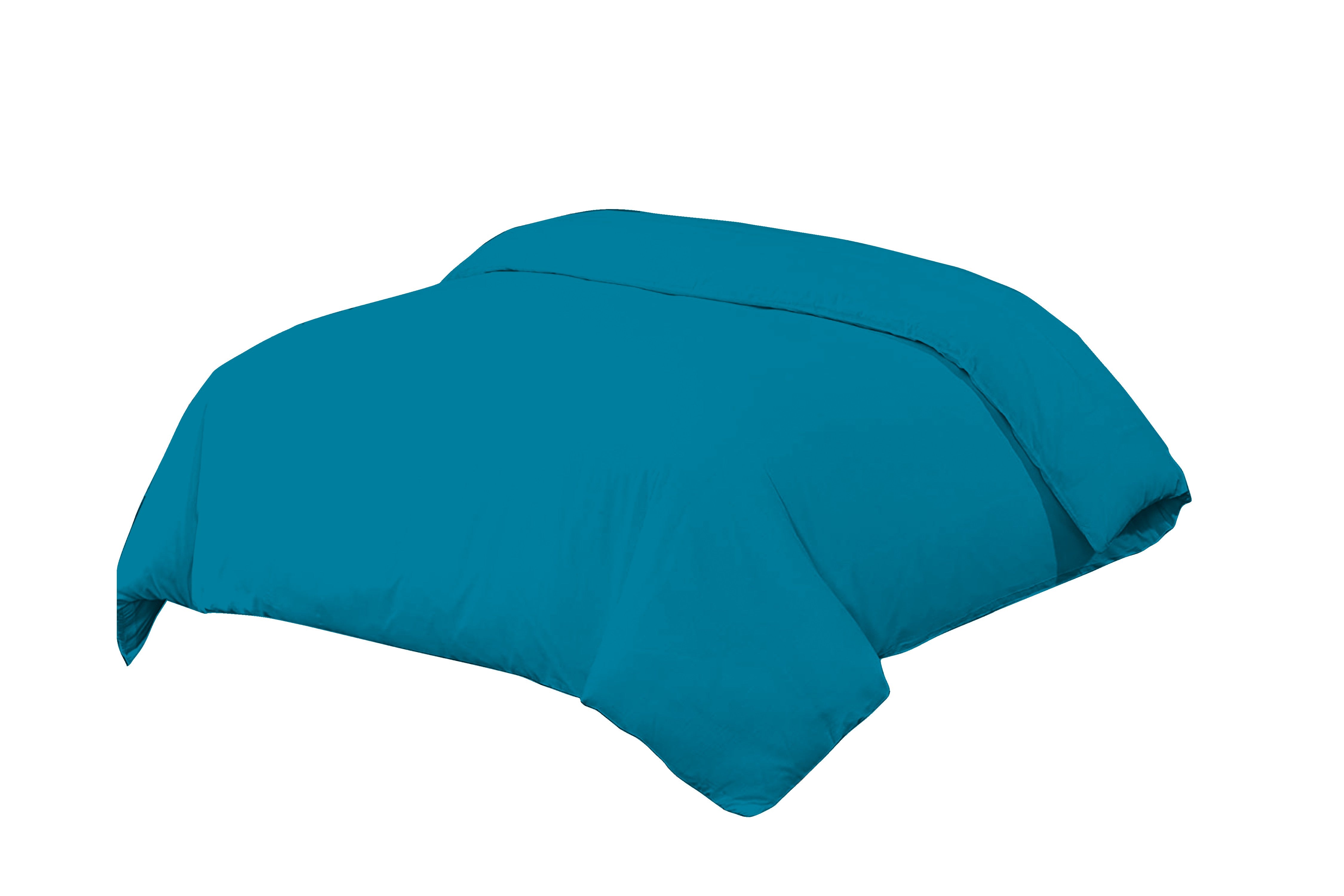 Bedsheets זוגי גודל צמר שמיכת כיסוי 200x220 - כחול