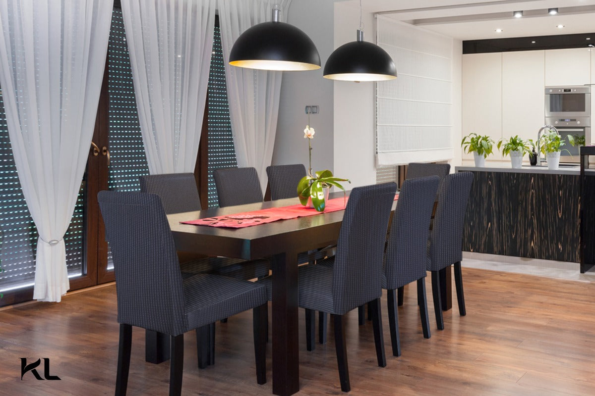 כיסויי כיסא גאקרד קוביות צבע  - אפור כהה