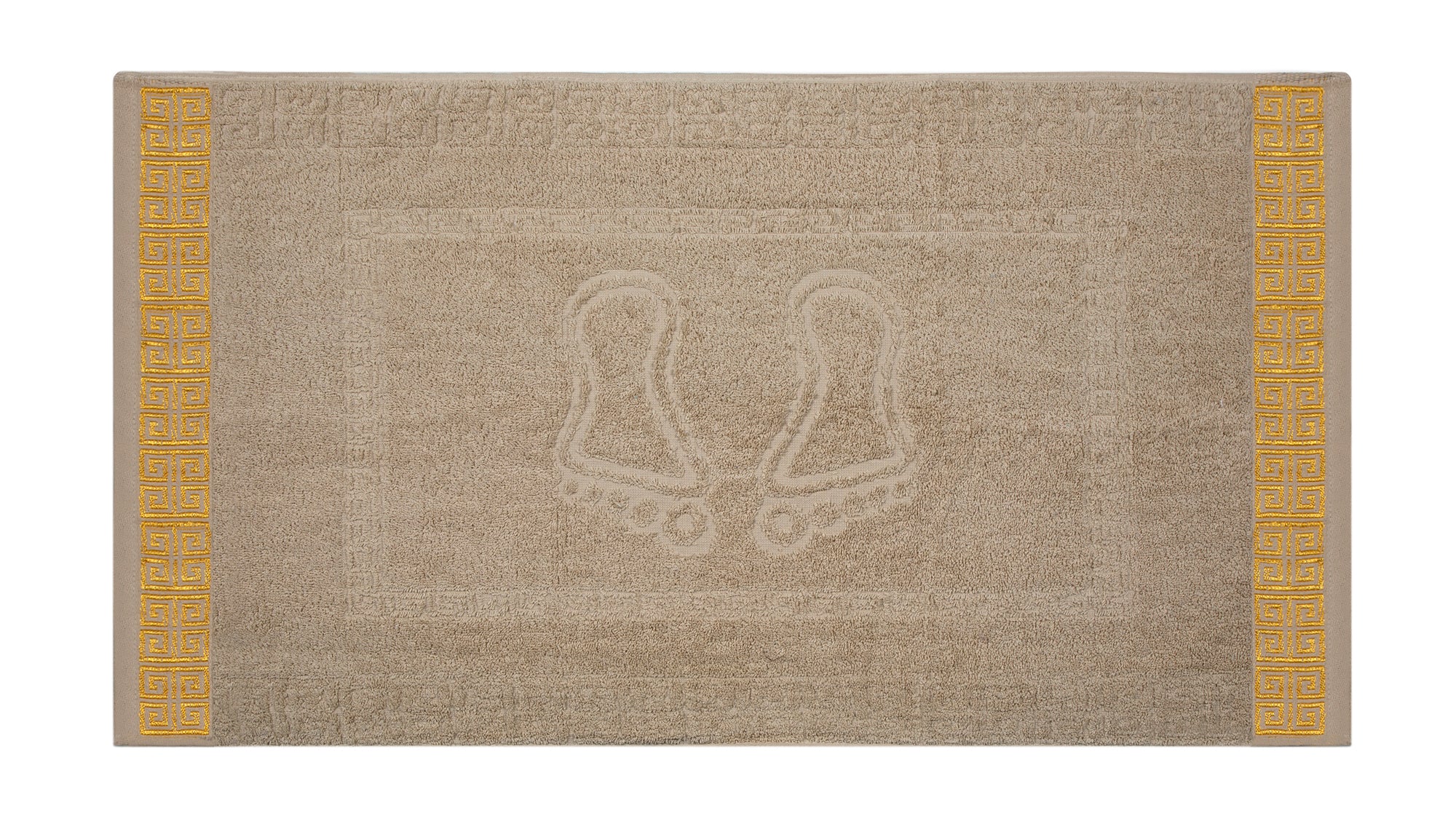 שטיחון מגבת ג'קארד מעוטר זהב - מארז 7 חידות