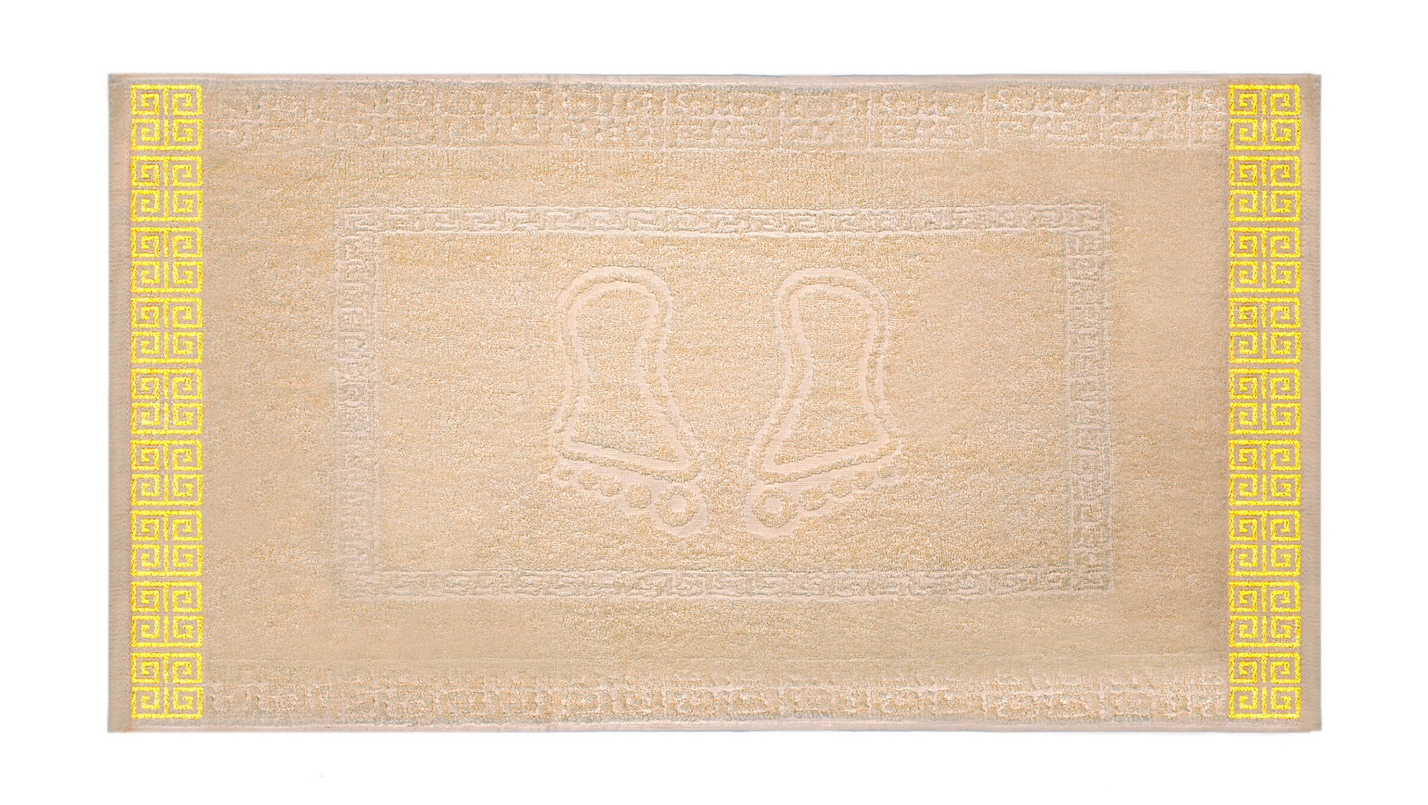 שטיחון מגבת ג'קארד מעוטר זהב - מארז 7 חידות