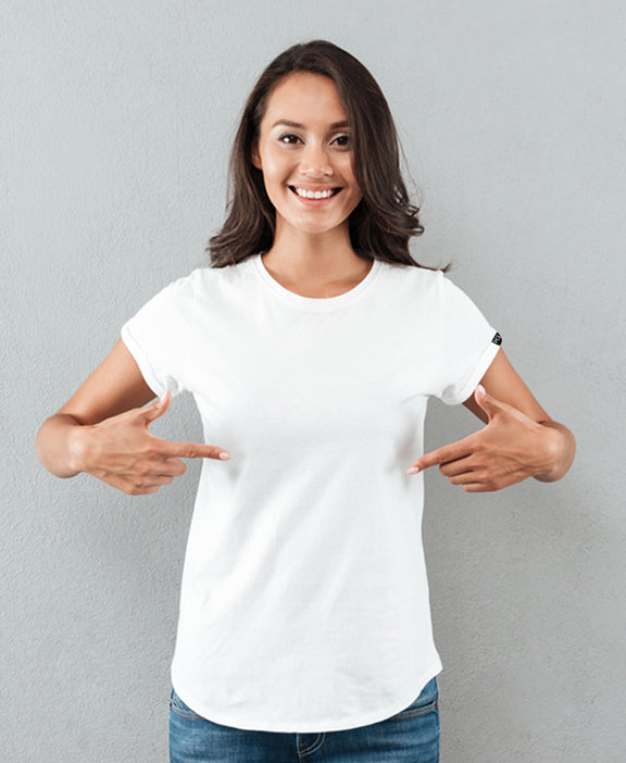 מארז 6 חולצות טריקו איכותיות לאישה - צבע לבן , סגול לילך  , ורוד  ,שחור, בורדו, ורוד