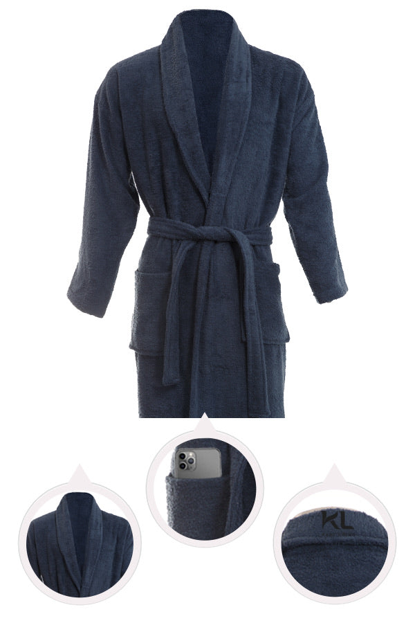 חלוק נשים - כחול כהה